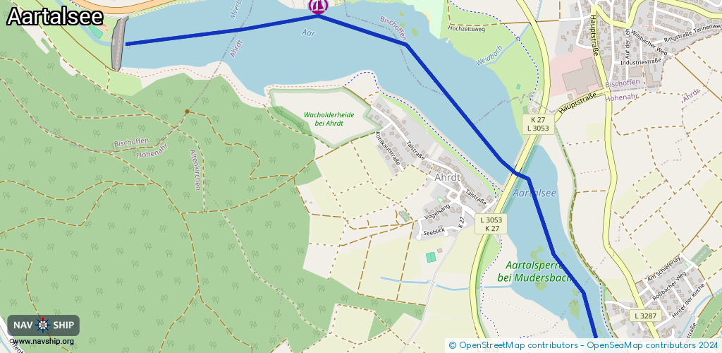 Routenverlauf Aartalsee
