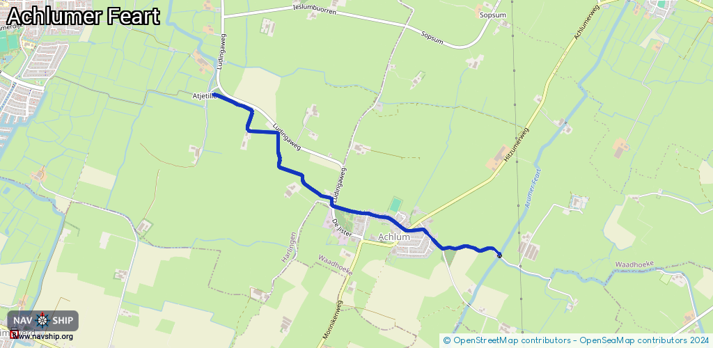 Route Achlumer Feart