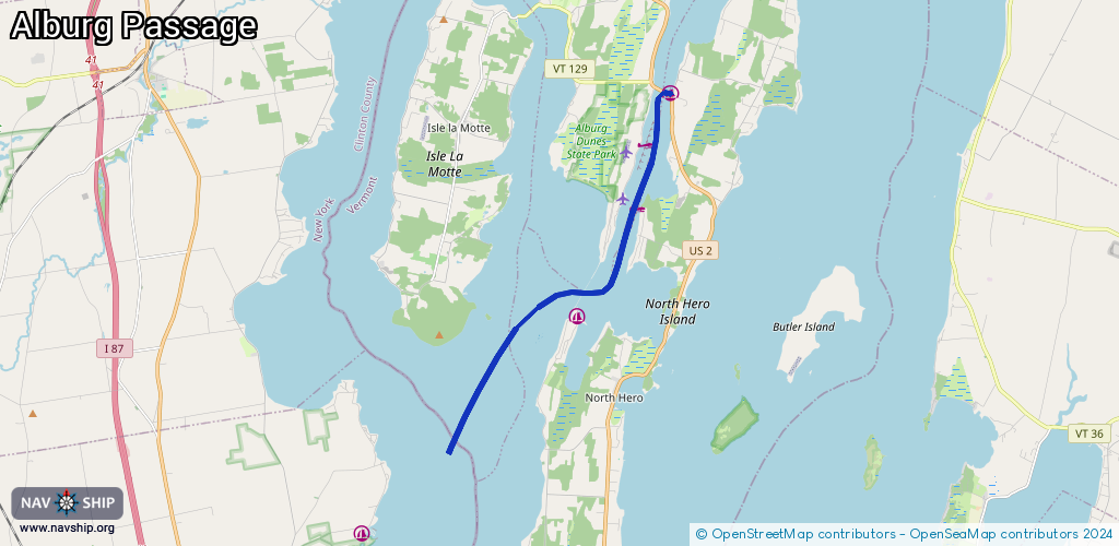 Route Alburg Passage