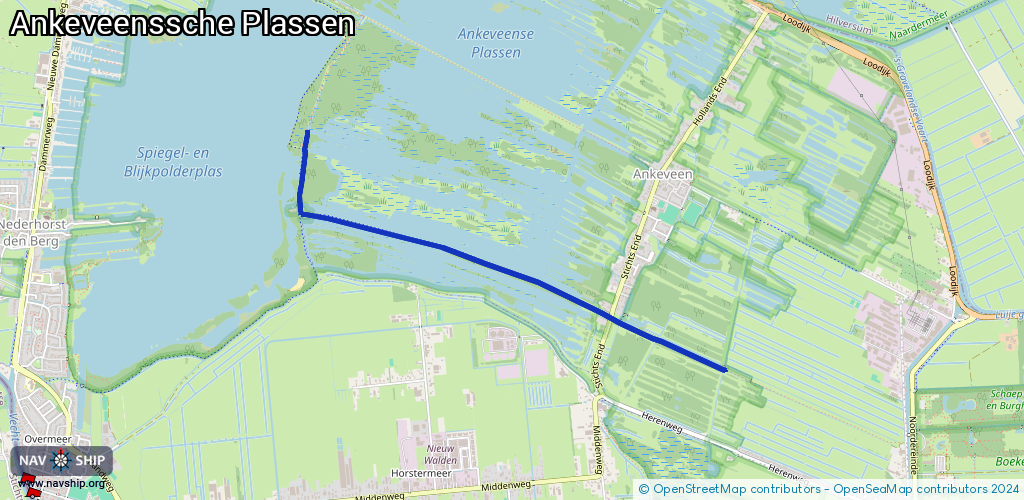 Route Ankeveenssche Plassen