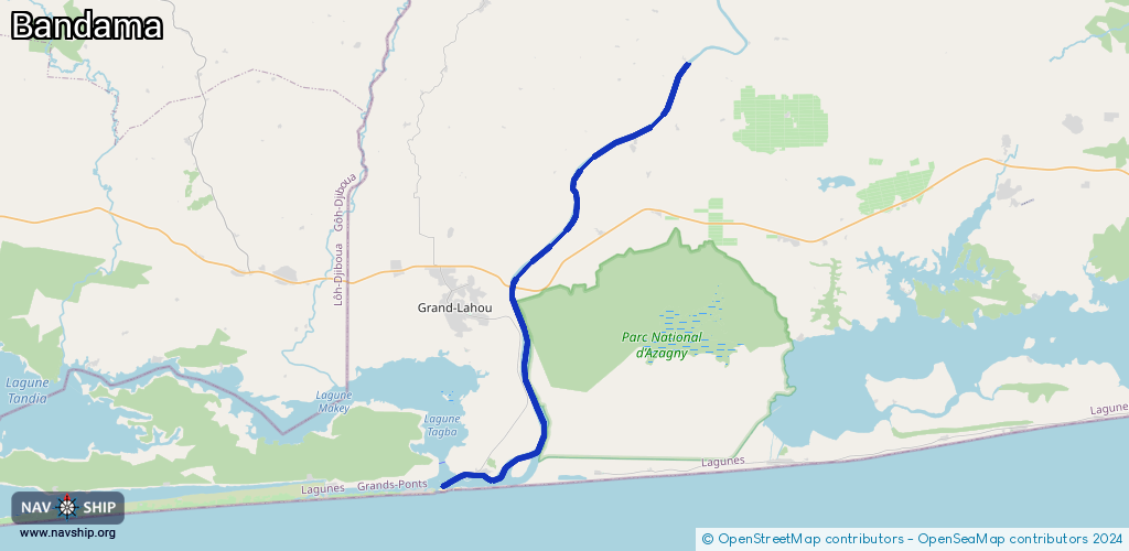 Route Bandama