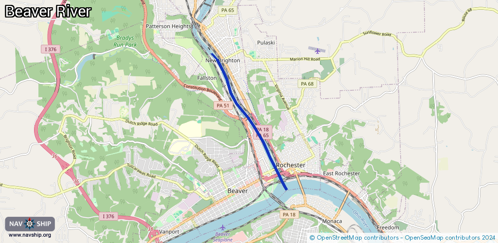 Routenverlauf Beaver River
