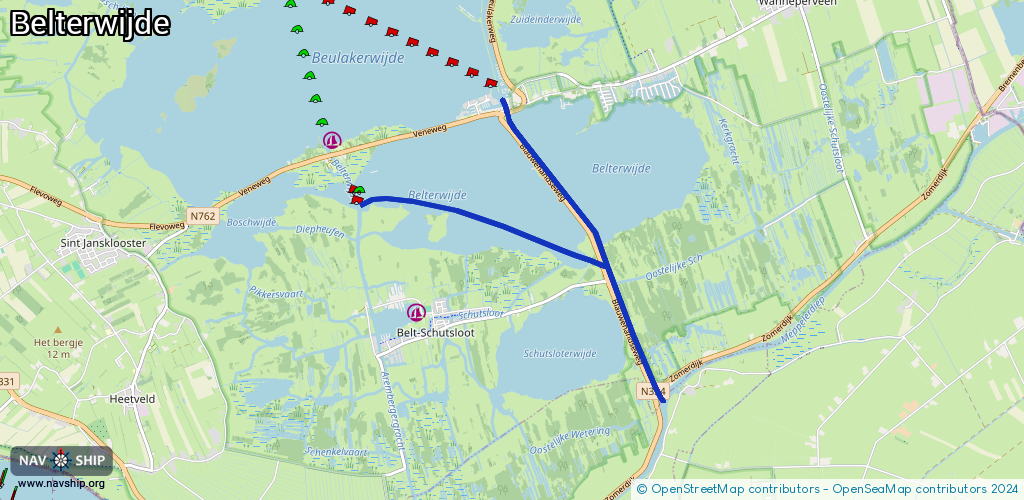 Routenverlauf Belterwijde
