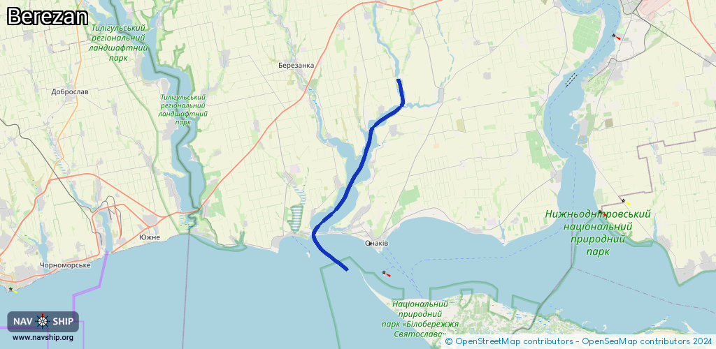 Route Berezan