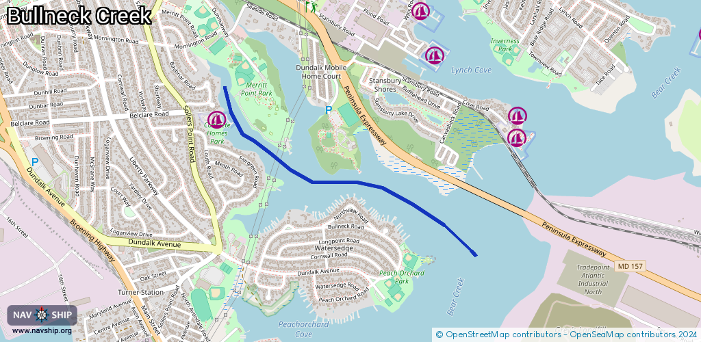 Routenverlauf Bullneck Creek
