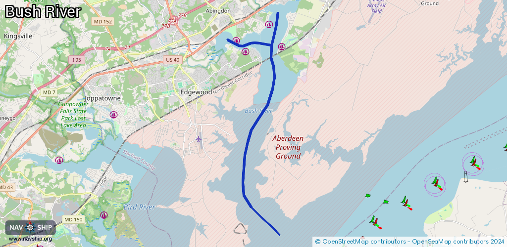 Route Bush River