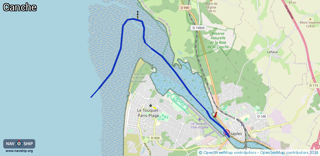 Routenverlauf Canche