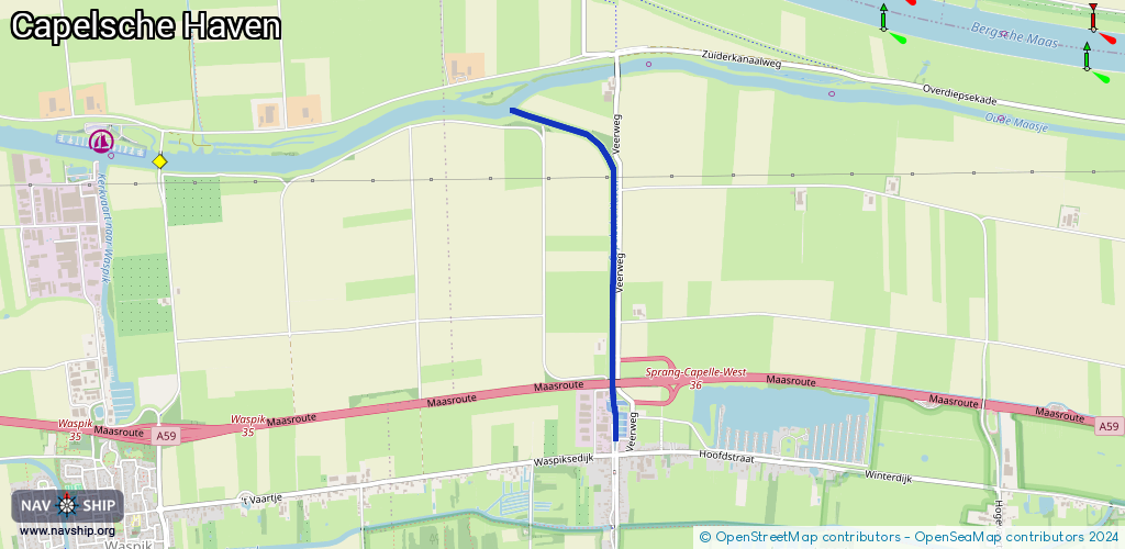 Routenverlauf Capelsche Haven
