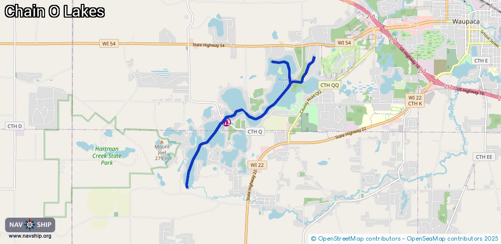 Route Chain O Lakes