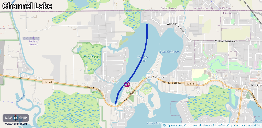 Route Channel Lake