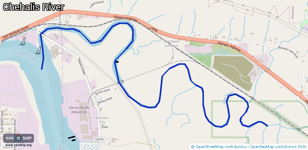 Route Chehalis River