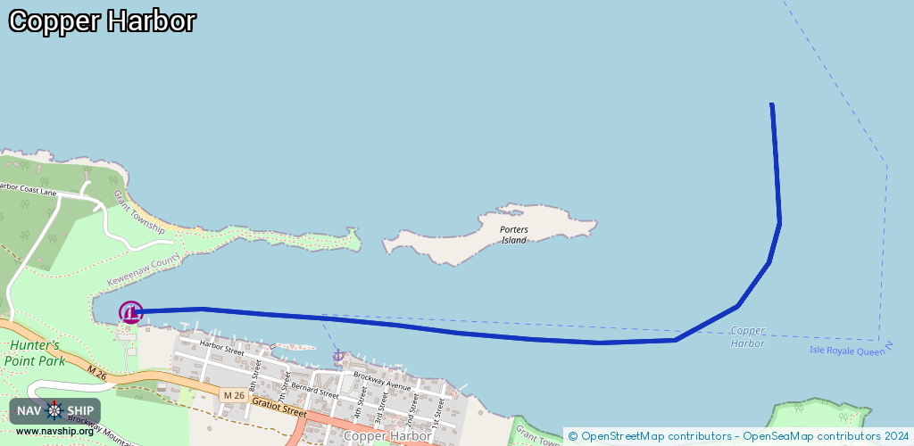 Route Copper Harbor