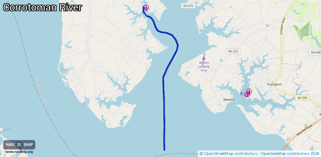 Route Corrotoman River