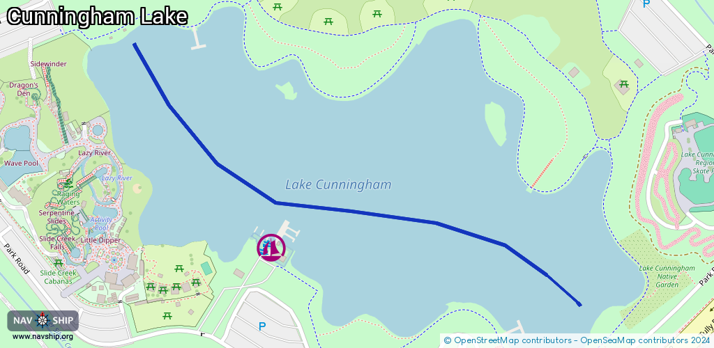 Route Cunningham Lake