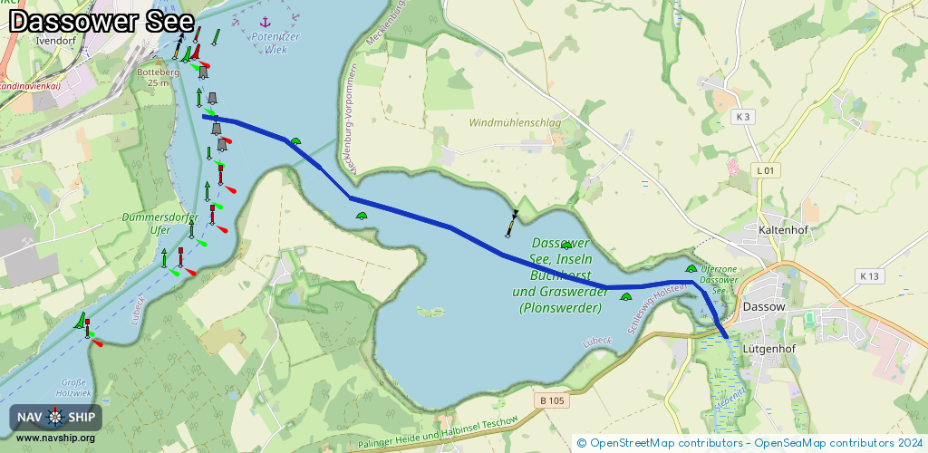 Route Dassower See