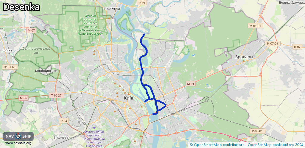 Routenverlauf Desenka