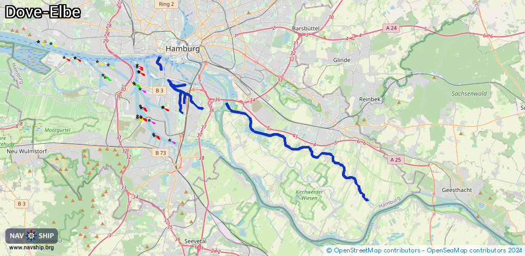 Routenverlauf Dove-Elbe