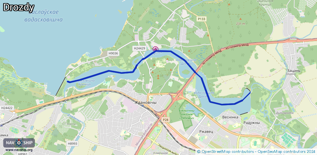 Route Drozdy