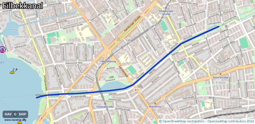 Route Eilbekkanal