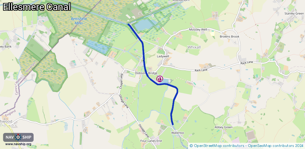 Routenverlauf Ellesmere Canal