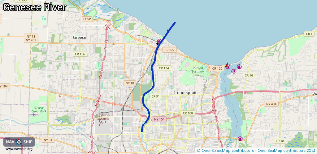 Route Genesee River