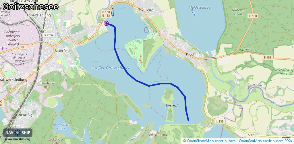 Route Goitzschesee