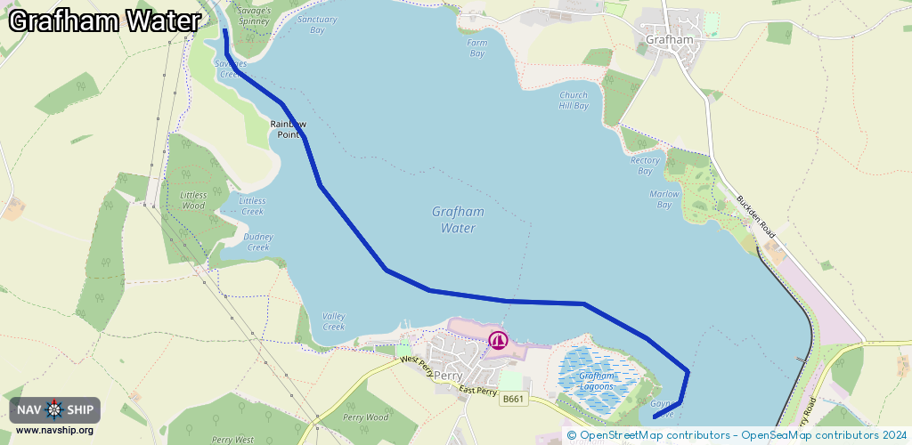 Route Grafham Water