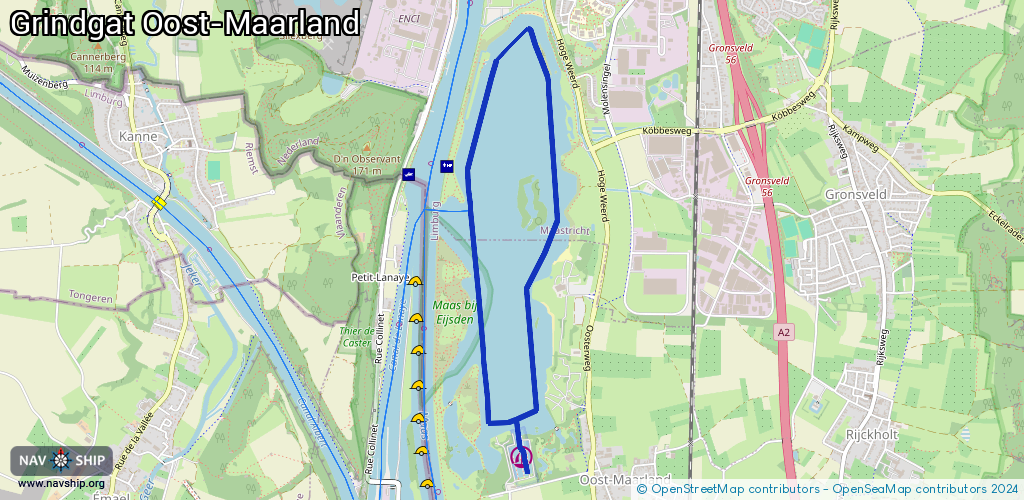 Routenverlauf Grindgat Oost-Maarland