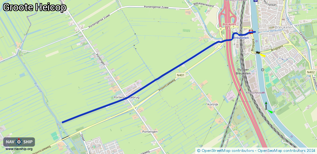 Route Groote Heicop