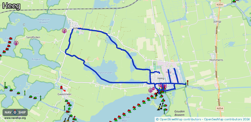 Route Heeg