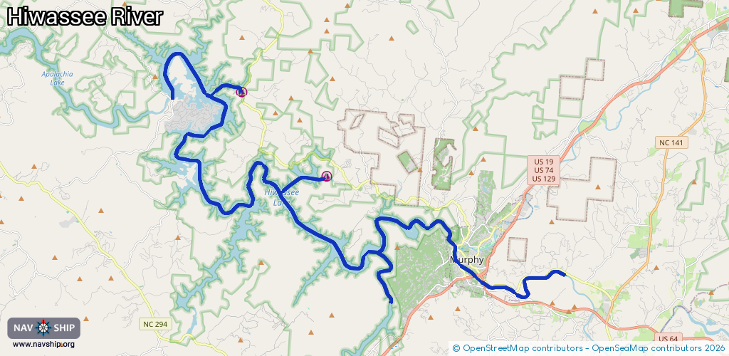Route Hiwassee River