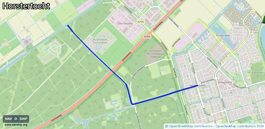 Routenverlauf Horstertocht