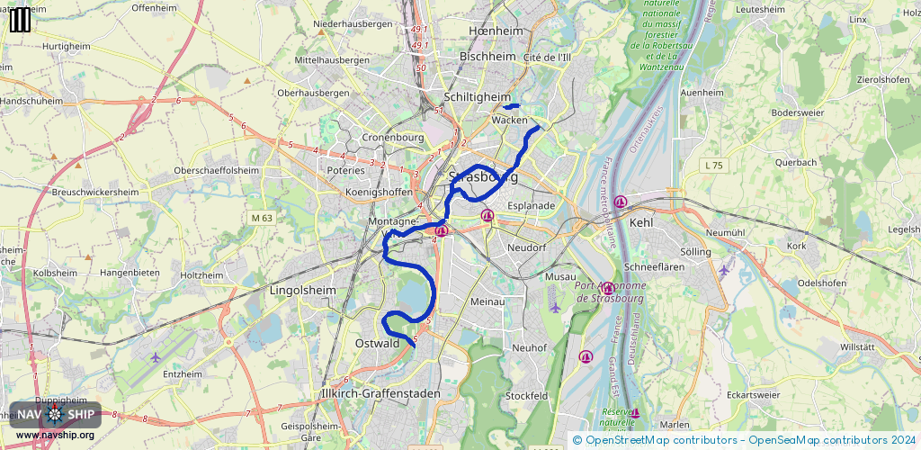 Routenverlauf Ill
