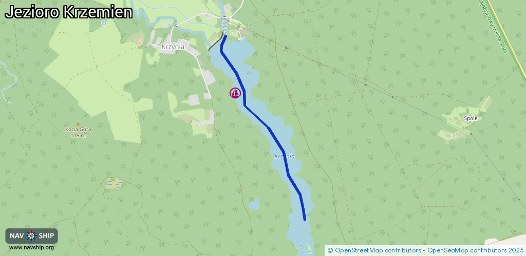 Route Jezioro Krzemien