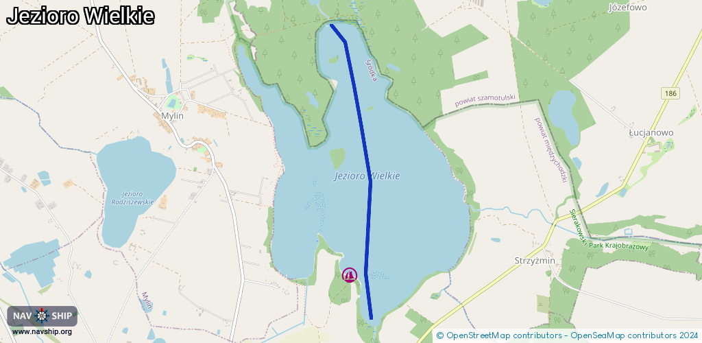 Routenverlauf Jezioro Wielkie