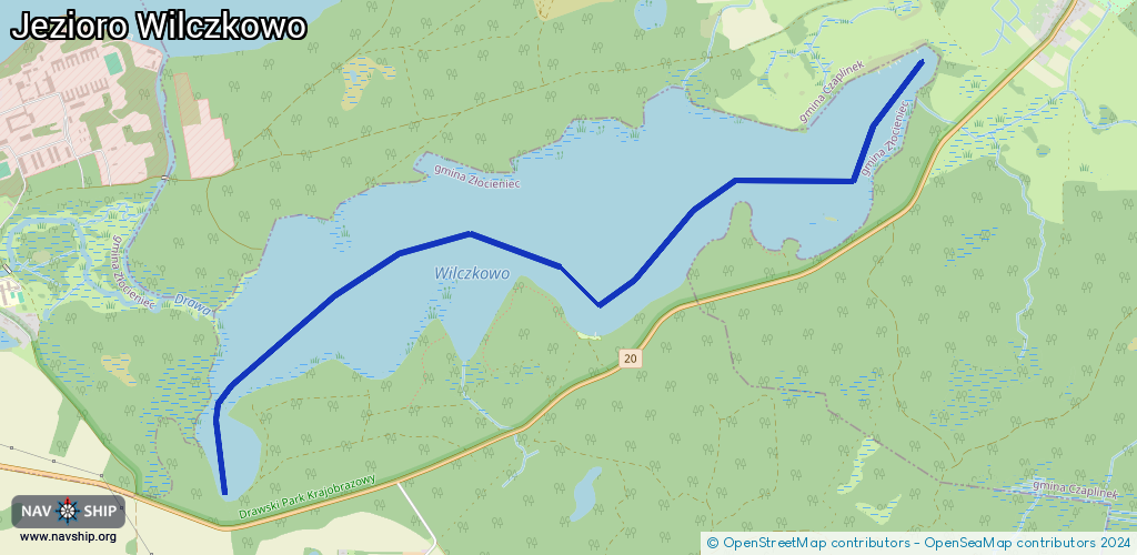 Route Jezioro Wilczkowo