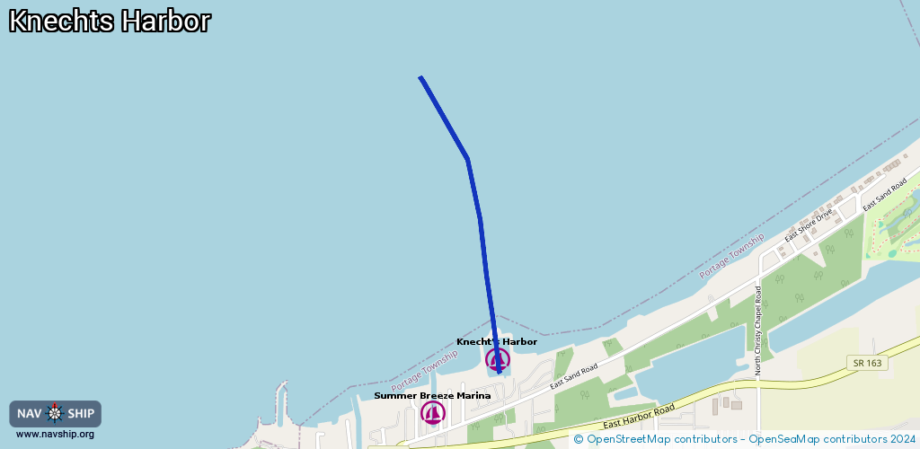 Routenverlauf Knechts Harbor