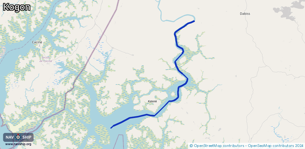 Routenverlauf Kogon