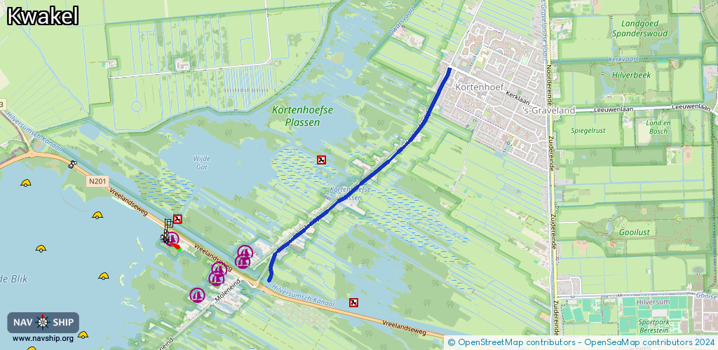 Routenverlauf Kwakel