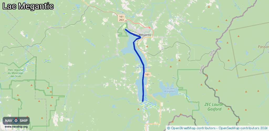 Route Lac Megantic
