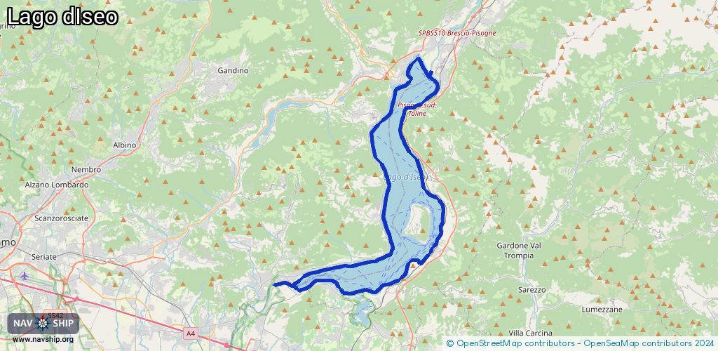 Route Lago dIseo