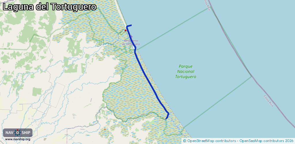Route Laguna del Tortuguero