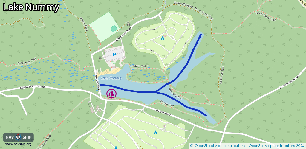 Routenverlauf Lake Nummy