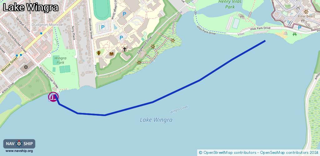 Route Lake Wingra
