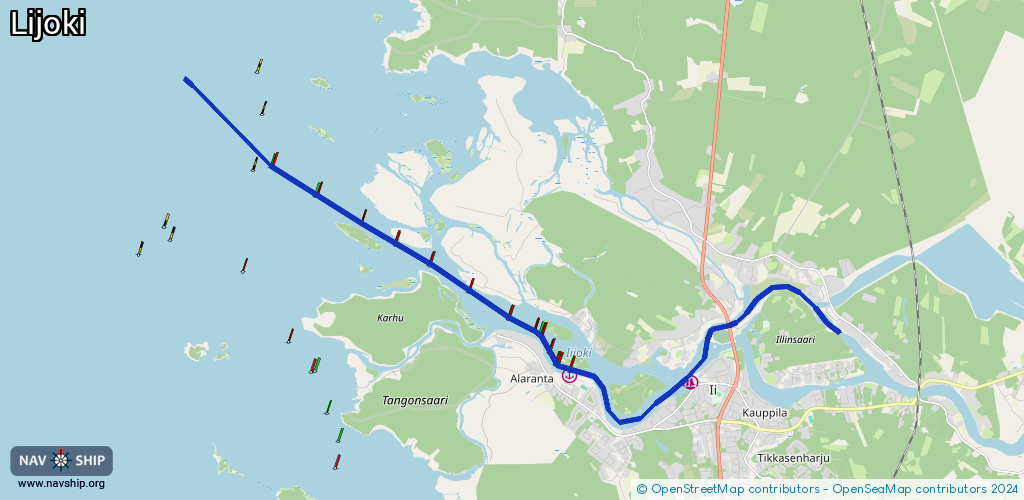 Routenverlauf Lijoki