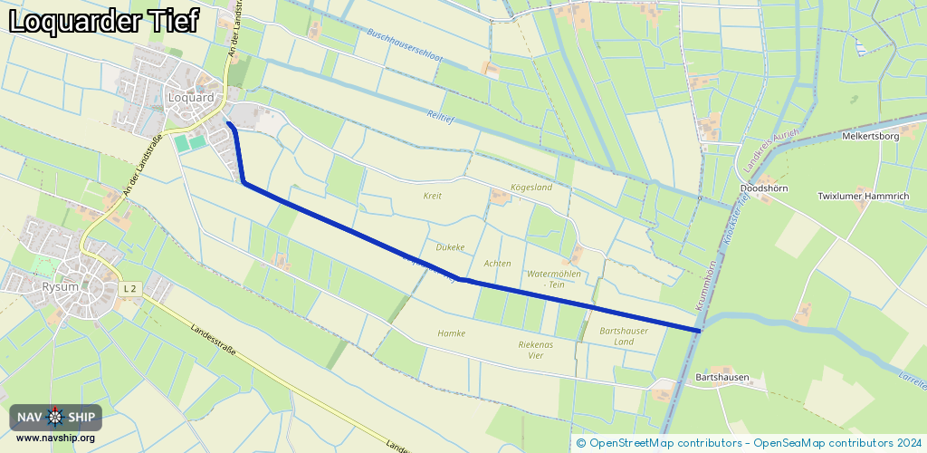 Route Loquarder Tief