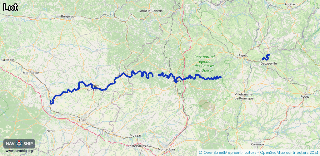 Routenverlauf Lot