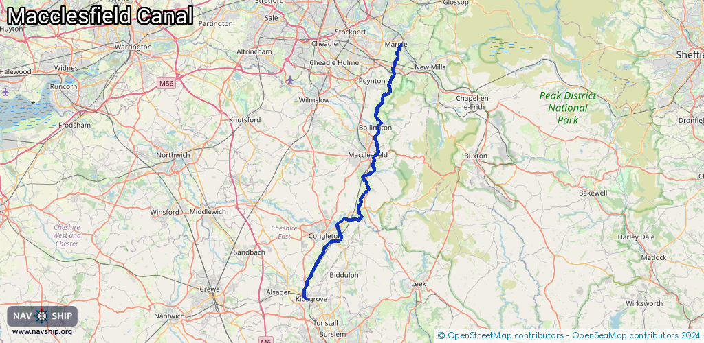 Route Macclesfield Canal