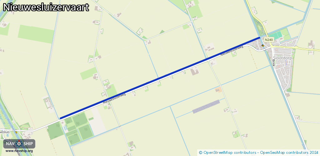 Route Nieuwesluizervaart