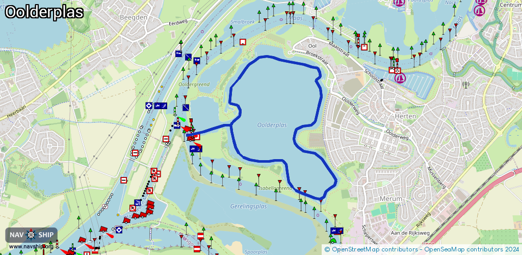 Routenverlauf Oolderplas